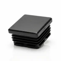 embout carre a ailettes en plastique noir