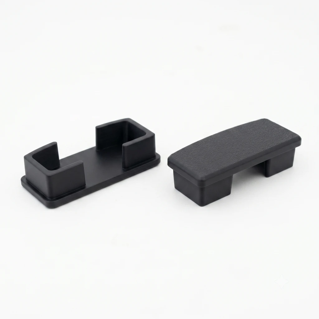 Bouchon-Rectangulaire-Finition-Tube-3-Alveoles Embout De Finition Pour Tube Trois Alveoles